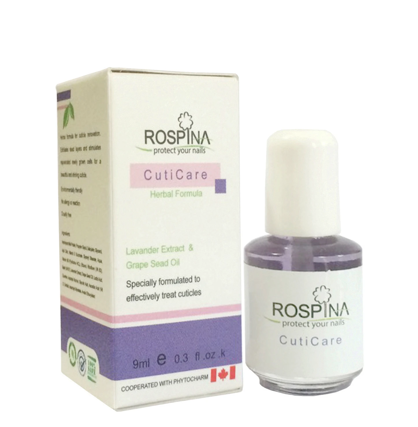 صفحه اصلی Rospina Cuticle Lotion for dry, damaged and rough cuticles
