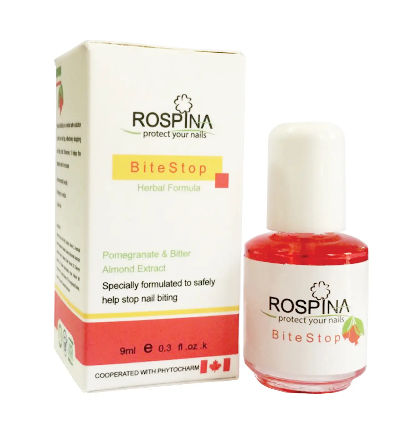 صفحه اصلی Rospina Bitter Nail Solution for preventing nail biting